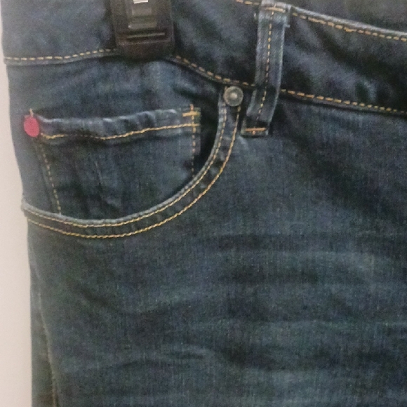 Dark Blue Skinny Denim Jeans for Women - Picture 2 of 15